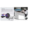 Portable Projector Small Straight Projector For Home Use 180 Degrees Projection Angle Automatic Focus Home Video Projector